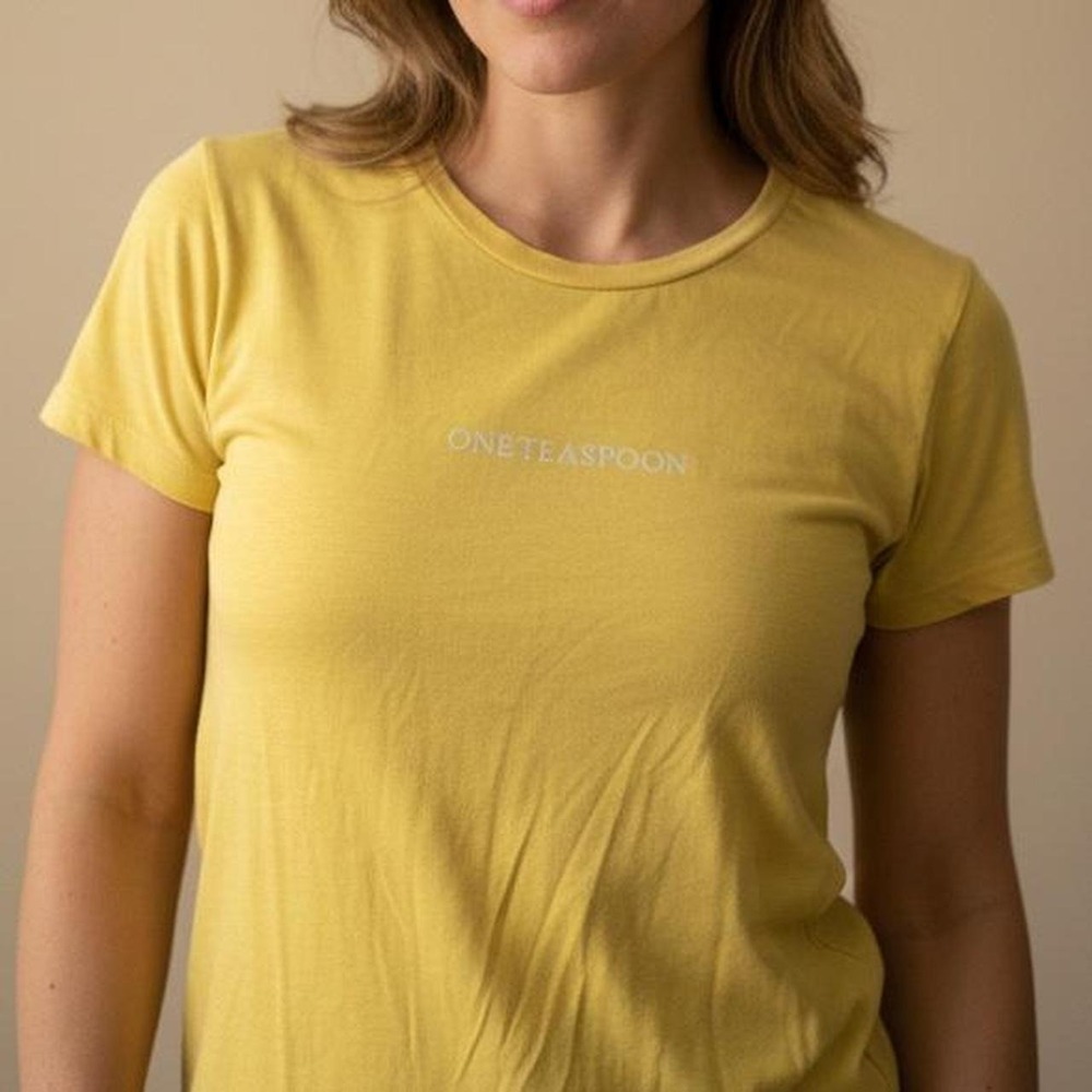 One Teaspoon Yellow T-Shirt | Size Medium